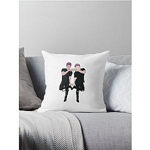 Jake Webber and Colby brock  Throw Pillow