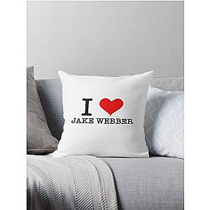 i heart jake webber Throw Pillow