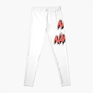 No Name Jake Webber Red and Black Leggings