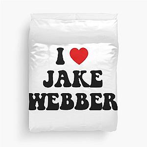 I Heart Jake Webber Duvet Cover