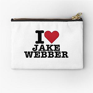 i heart jake webber Zipper Pouch