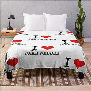 i heart jake webber Throw Blanket