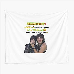 Johnnie Gilbert & Jake Webber Ironic Fan Design Tapestry