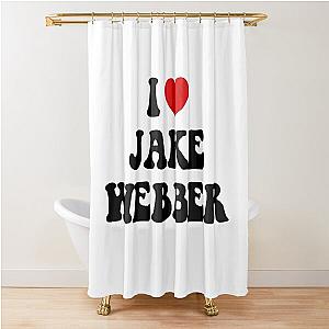 I Heart Jake Webber Shower Curtain