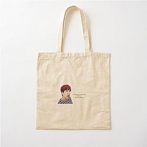 Jake Webber - quote  Cotton Tote Bag