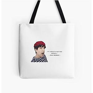 Jake Webber - quote All Over Print Tote Bag