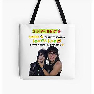 Johnnie Gilbert & Jake Webber Ironic Fan Design All Over Print Tote Bag