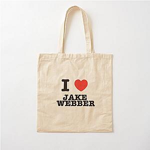 I HEART JAKE WEBBER Cotton Tote Bag