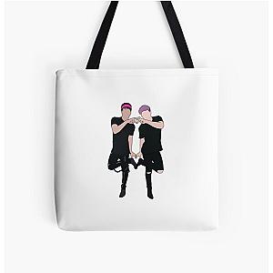 Jake Webber and Colby brock  All Over Print Tote Bag