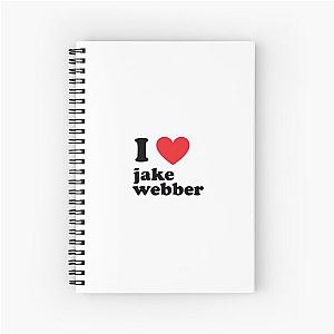 i heart jake webber Spiral Notebook