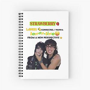 Johnnie Gilbert & Jake Webber Ironic Fan Design Spiral Notebook