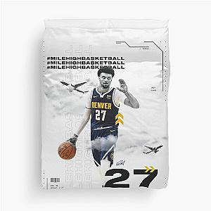 Jamal Murray 27 Blue Arrow Duvet Cover