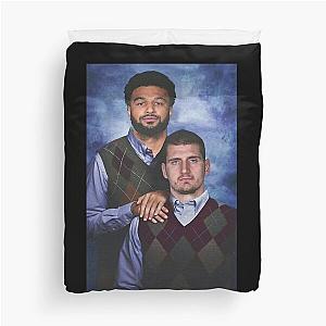 Nikola Jokic Jamal Murray Denver Nuggets Duvet Cover