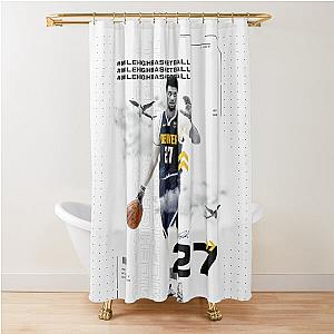 Jamal Murray Blue Shower Curtain