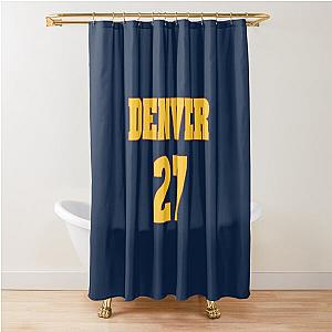 Jamal Murray Denver Nuggets Jersey Shower Curtain