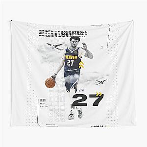 Jamal Murray 27 Blue Arrow Tapestry