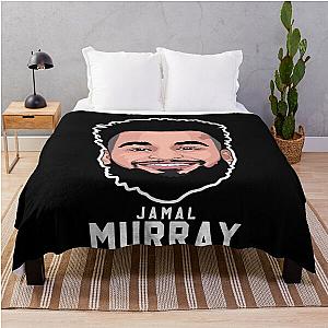 Jamal Murray Basketball Sticker Throw Blanket