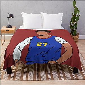 Jamal Murray Excited Throw Blanket
