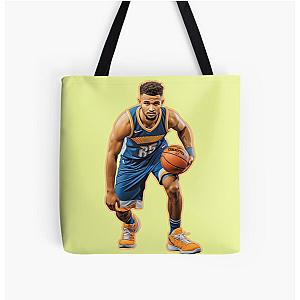 Jamal Murray Stickers Removable and Super Sip All Over Print Tote Bag