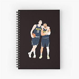 Nikola Jokic and Jamal Murray 2021-2022 Denver Nuggets Press Notebook