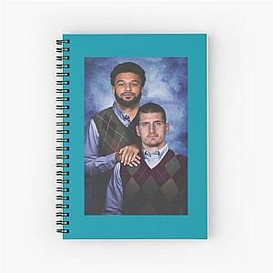 Nikola Jokic Jamal Murray Denver Nuggets Spiral Notebook
