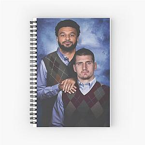 Nikola Jokic Jamal Murray Denver Nuggets Spiral Notebook