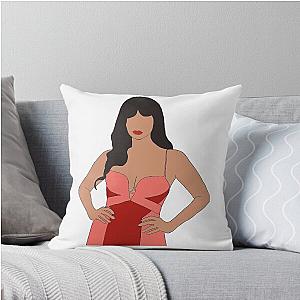 The Good Place Tahani Al-Jamil Actress Jameela Jamil Throw Pillow