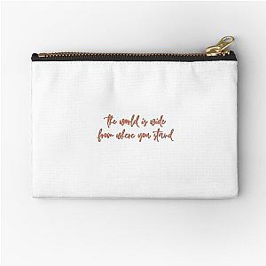 James Bay Lyrics Topography - Get Out While You Can Zipper Pouch