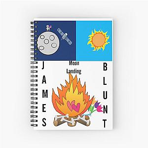 James Blunt Moon Landing Album Spiral Notebook