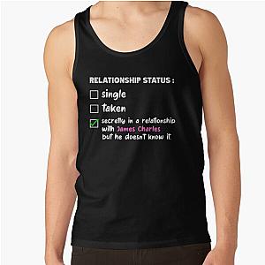 James Charles Tank Tops - Relationship with James Charles | Funny TikTok Celebrity Tank Top RB0202