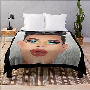 James Charles Blanket - James Charles Art Throw Blanket RB0202