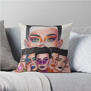 James Charles Pillows - James Charles: Unleash Your Inner Artist Series Throw Pillow RB0202