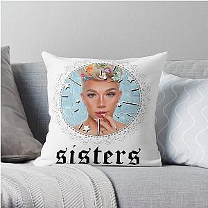 James Charles Pillows - James Charles Sisters Throw Pillow RB0202