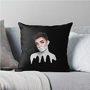 James Charles Pillows - James Charles// drip Throw Pillow RB0202