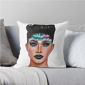 James Charles Pillows - James Charles: Aurora Borealis Throw Pillow RB0202