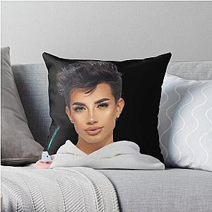 James Charles Pillows - James Charles Starbucks  Throw Pillow RB0202