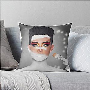 James Charles Pillows - James Charles Hand drawn artwork Throw Pillow RB0202