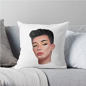 James Charles Pillows - James Charles Throw Pillow RB0202