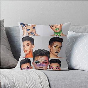 James Charles Pillows - james charles x morphe Throw Pillow RB0202