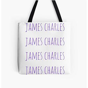 James Charles Bags - James Charles Youtube Vlogger All Over Print Tote Bag RB0202