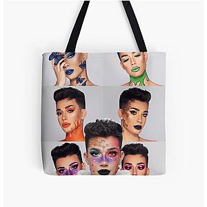 James Charles Bags - james charles x morphe All Over Print Tote Bag RB0202