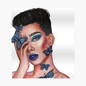 James Charles Posters - James Charles: Butterfly Poster RB0202