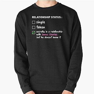 James Charles Sweatshirts - Relationship with James Charles | Funny TikTok Celebrity Pullover Sweatshirt RB0202