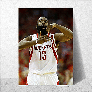 James Harden Step Back King James Harden Posters