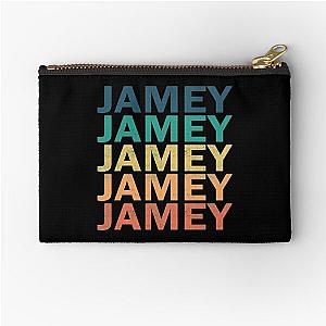 Jamey Name T Shirt - Jamey Vintage Retro Jamey Name Gift Item Tee Zipper Pouch