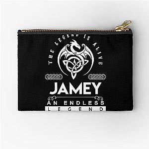 Jamey Name T Shirt - Jamey The Legend Is Alive - An Endless Legend Gift Item Tee Zipper Pouch