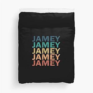 Jamey Name T Shirt - Jamey Vintage Retro Jamey Name Gift Item Tee Duvet Cover