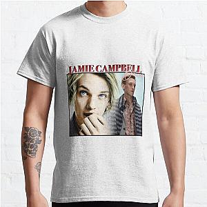 Stranger Things Actor Jamie Campbell Bower Retro T-Shirt Vintage Sticker Design Classic T-Shirt