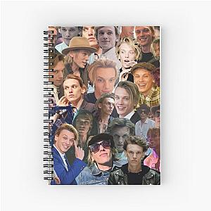 Jamie Campbell Bower Photo Collage Spiral Notebook