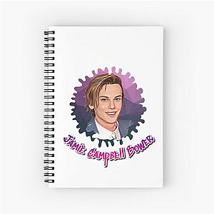 Jamie Campbell Bower Spiral Notebook